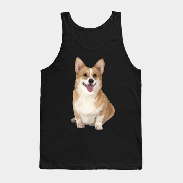 Cute corgi doggy Tank Top by LaRaf97